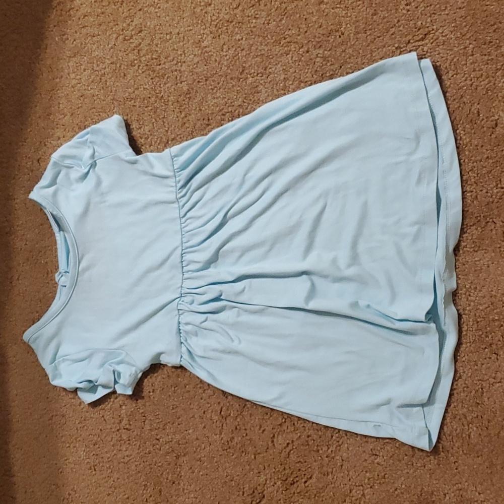 Blue short sleeve dress 5T